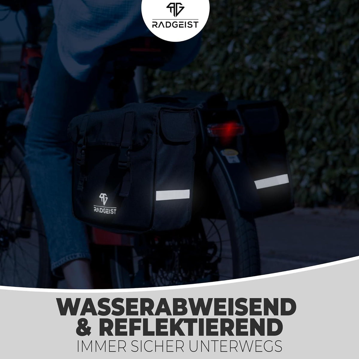 RADGEIST sacoche double pour vélo I sacoche double pour vélo 30L
