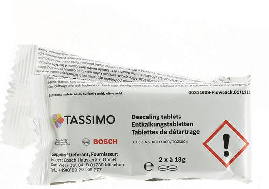 Bosch Tassimo TCZ6004 - Pastilles de détartrage