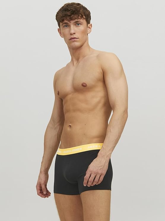 JACK&JONES - JACHARRY SOLID TRUNKS 7 PACK - XL - Hommes - Caleçons