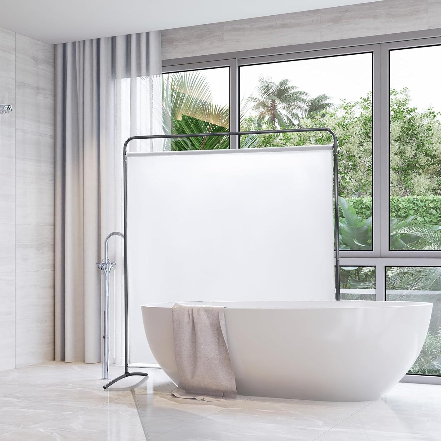 Paravent Angel Living - 1 Panneau - 162 x 174 cm - Blanc
