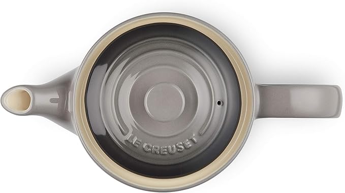 Théière Le Creuset Grand 91011013490000, grès, 1,3 litre, pour 4 tasses, Flint