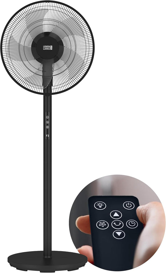 LEBENLANG - Ventilateur sur pied avec télécommande