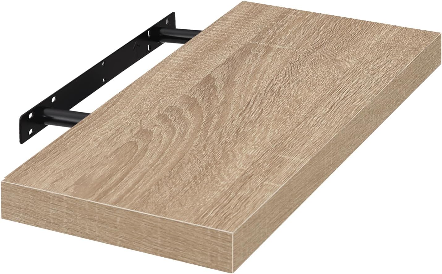 Eugad Wall Shelf 40 x 22.9 x 3.8 cm Oak - Etagère flottante en bois Retro Design