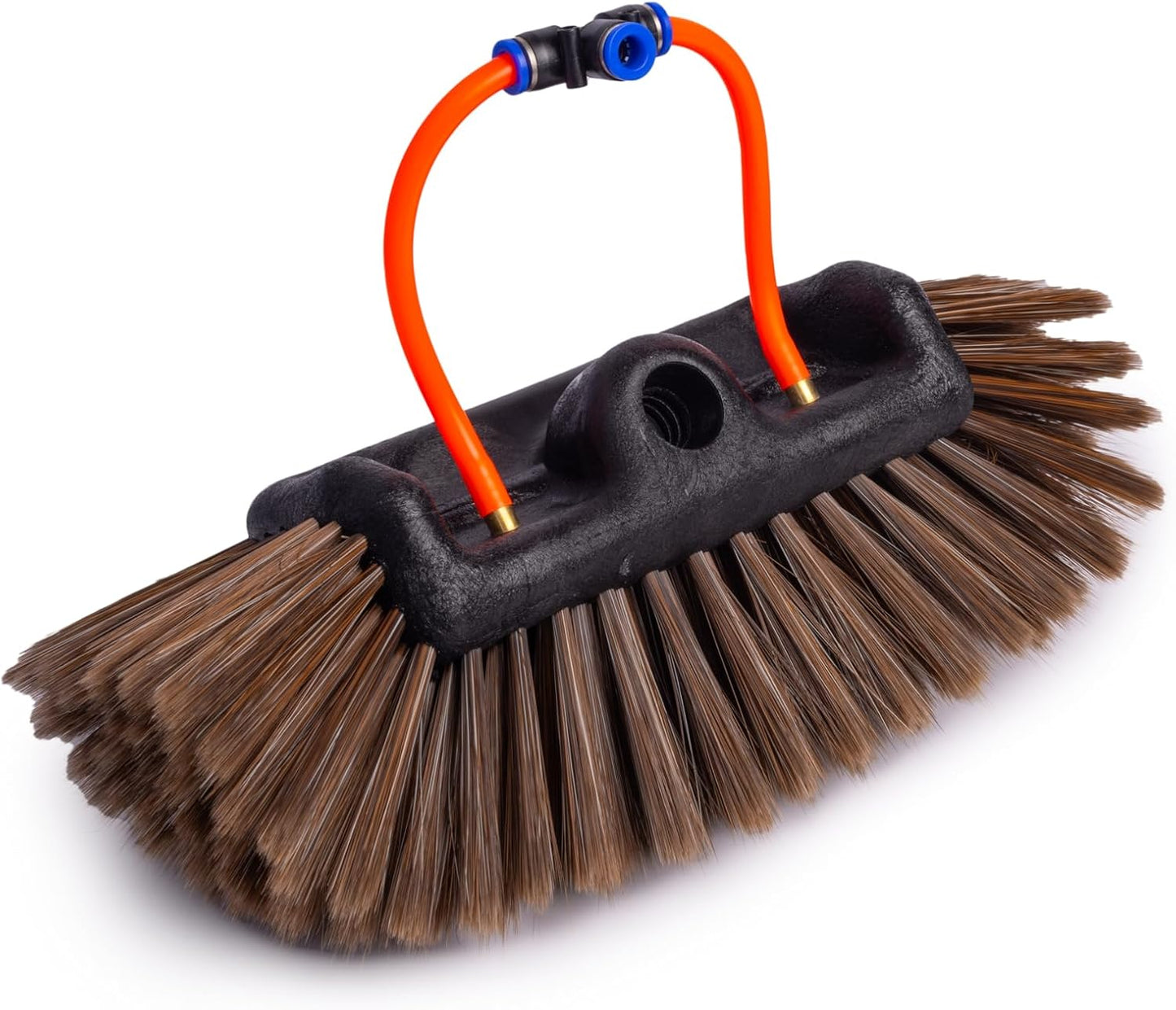 Brosse de lavage télescopique Hortensus - Avec raccord d'eau et distributeur de savon - 6.5M de long