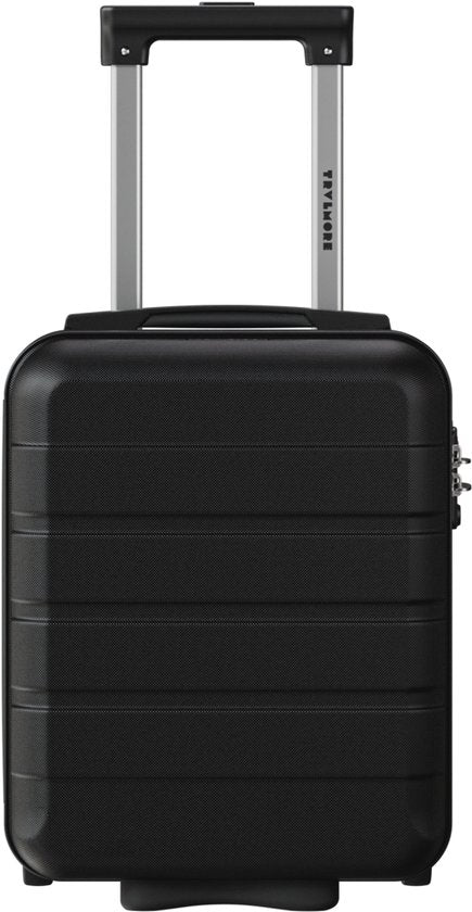 Valise cabine TRVLMORE - 40 x 30 x 20 cm - À placer sous le siège - 24 L - Serrure TSA - 2 roulettes - Noir