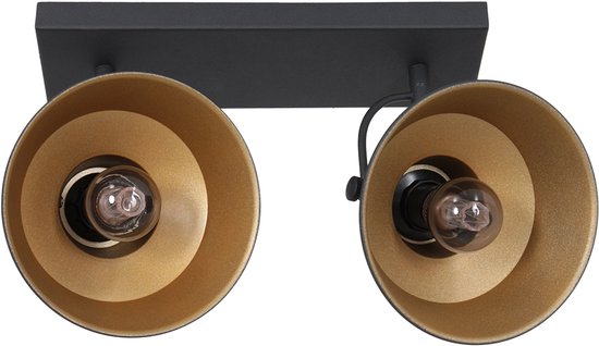 Applique murale Nove à 2 lumières, orientable et inclinable, en plastique blanc et métal, Mexlite