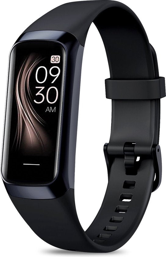 Otiume Activity Tracker HR avec podomètre et cardiofréquencemètre - Montre sport - Smartwatch - Noir pour femmes, hommes et enfants - Fitness Tracker - Blood Pressure Monitor