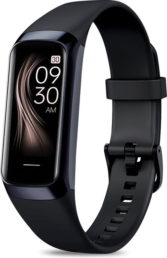 Otiume Activity Tracker HR avec podomètre et cardiofréquencemètre - Montre sport - Smartwatch - Noir pour femmes, hommes et enfants - Fitness Tracker - Blood Pressure Monitor