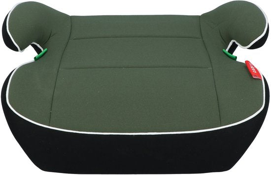 Rehausseur Carkids I-Size Sam - Conforme à la norme I-Size R-129 - Pour les enfants mesurant entre 125 et 150 cm – Housse amovible et lavable - Installation flexible – Vert/Noir