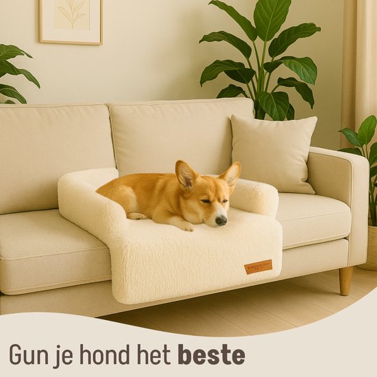 By Cee Cee Original Dog Rug Bench - Panier pour chien - Premium - Entièrement dézippable - Beige - 85x90 - Taille M