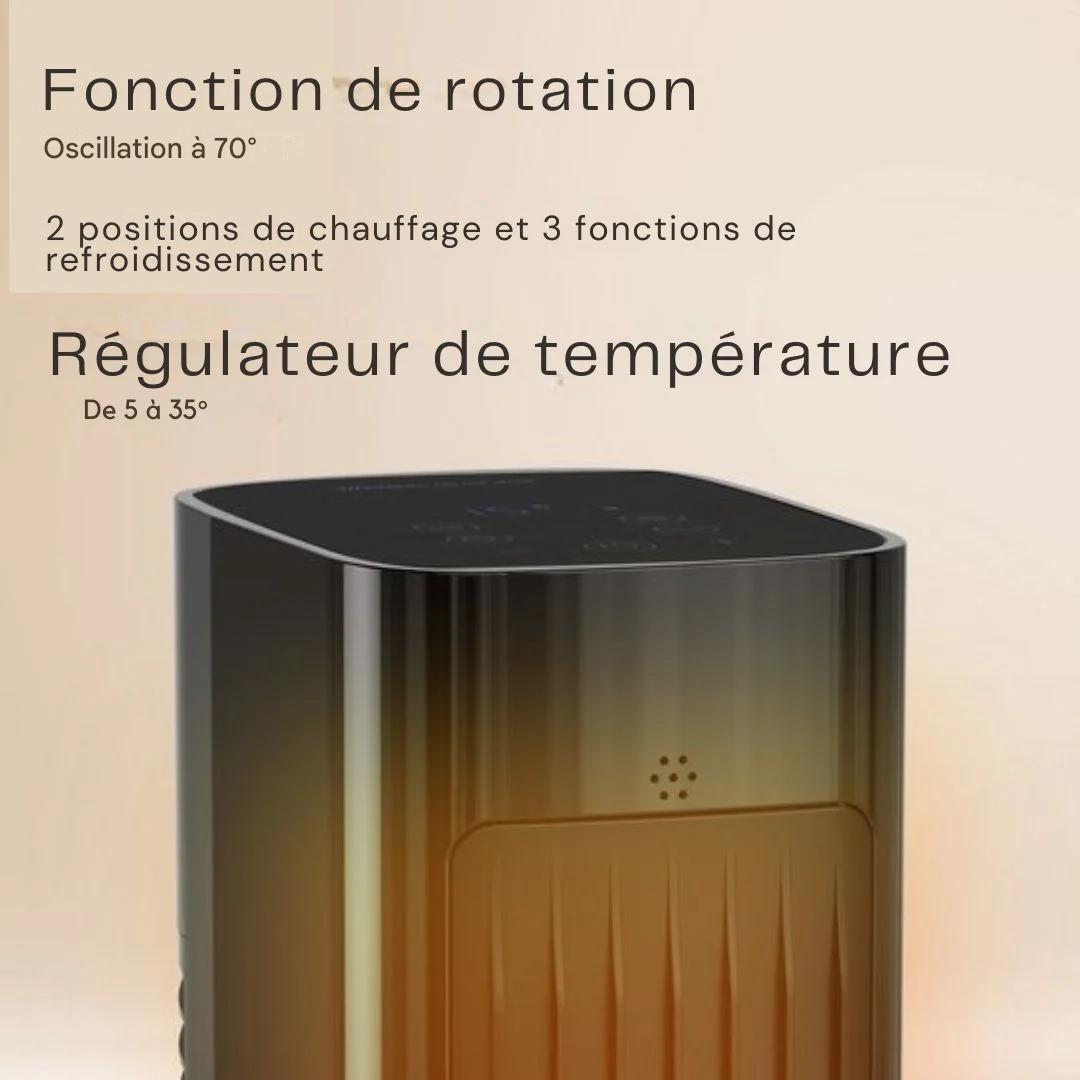 Réchaud électrique Auronic - céramique - Chauffage 2200W - Noir