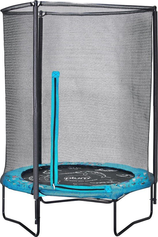 Trampoline Plum - Son et filet - 122 x 122 x 180 cm - Océan