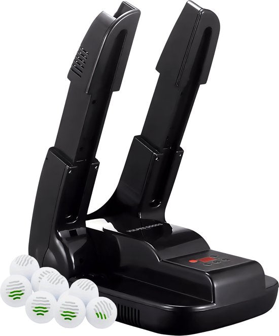 Vulpes Goods® Tech - Sèche-chaussures et rafraîchisseur de chaussures à l'ozone - Fonction ozone et séchage - 10 rafraîchisseurs de chaussures inclus - Version PRO