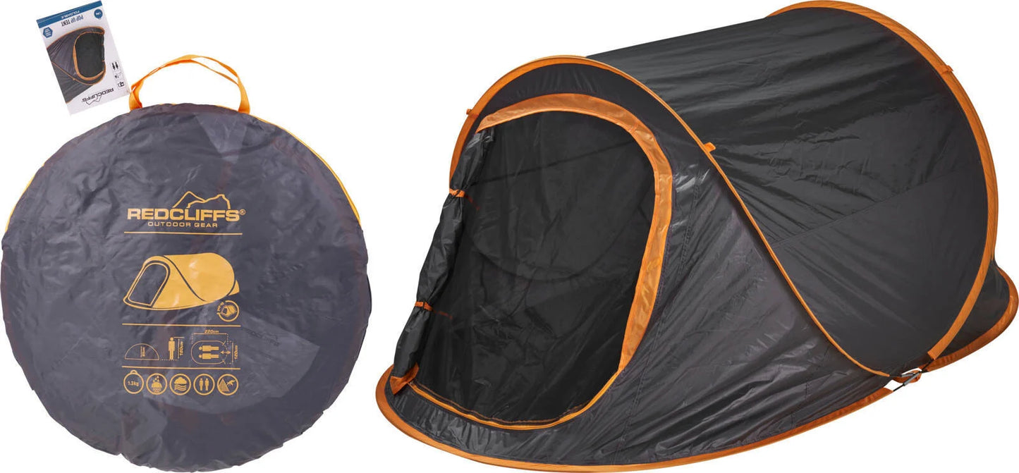 Tente pop-up Redcliffs Outdoor pour 2 personnes, 220 x 120 x 95 cm