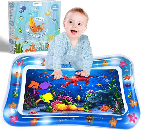 Tapis d'eau Spoused - Tapis d'eau - Tapis d'éveil - Tummy Time - Coffret cadeau de luxe
