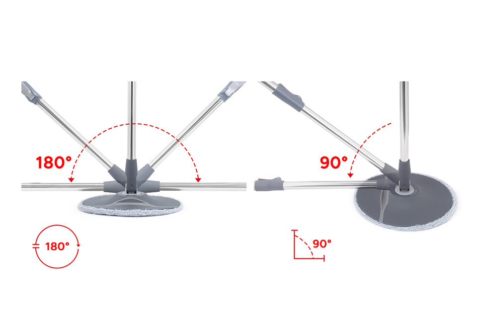Home & Comfort Système de balayage Spin mop pour un nettoyage sans effort