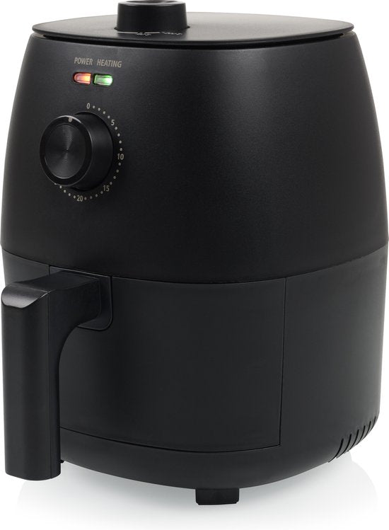 Airfryer Tristar FR-9014 - Mini Friteuse - 2 litres - Friteuse compacte à air chaud pour 1 à 2 personnes - 1150W - Friture à faible teneur en matières grasses - Noir
