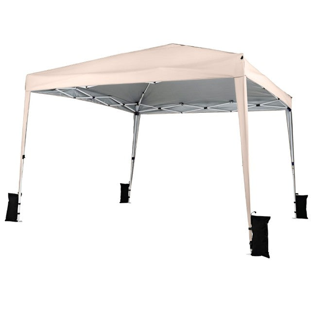 Pavillon de jardin pliable Coast 3 x 3 m - Imperméable et réglable en hauteur - 247-267 x 300 x 300 cm - Beige