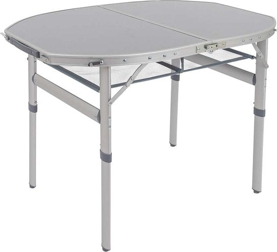 Bo-Camp - Table - Premium - Ovale - Modèle valise - 100x70 cm