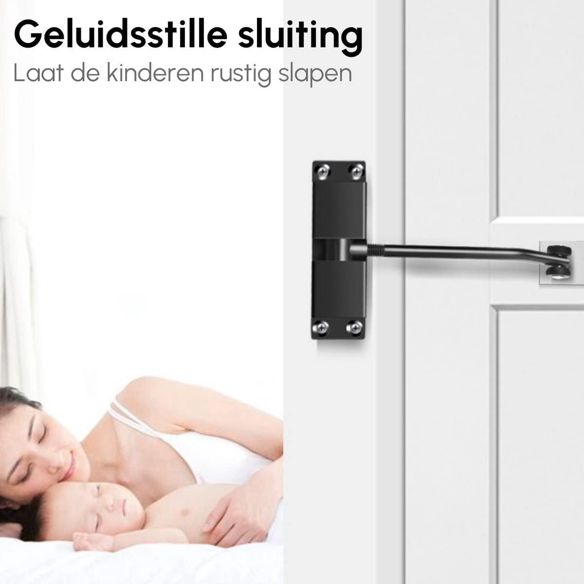 Ferme-porte Gtrise - Intérieur et extérieur - jusqu'à 40 kg - Aluminium recyclé