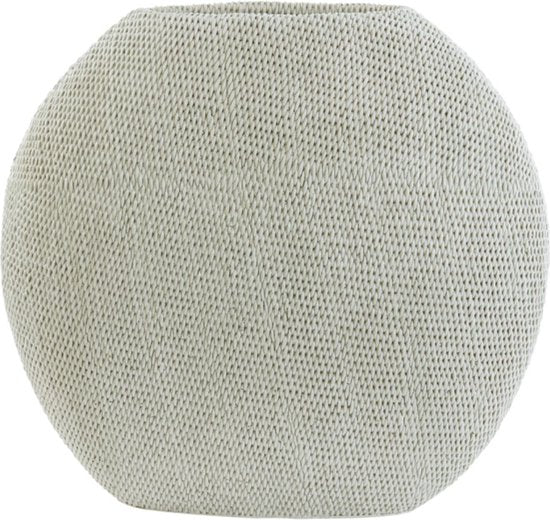 Vase Mashaba de Light & Living - Sable - 50 x 20,5 x 45,5 cm - Plastique - Moderne - Vase à fleurs - Décoration d'intérieur - Vase décoratif pour le salon ou la chambre à coucher