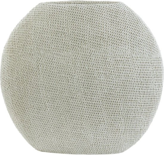 Vase Mashaba de Light & Living - Sable - 50 x 20,5 x 45,5 cm - Plastique - Moderne - Vase à fleurs - Décoration d'intérieur - Vase décoratif pour le salon ou la chambre à coucher