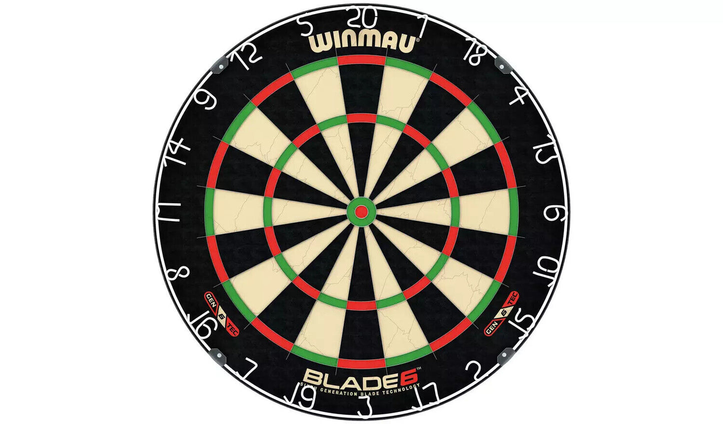 Winmau Blade 6 fléchettes avec étui de rangement - Noir - 60×54×8 cm