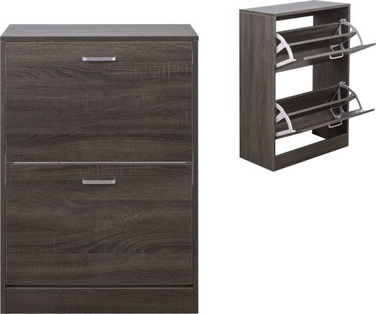 VDD Armoire à chaussures - étagère à chaussures - 2 compartiments