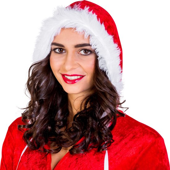 Dressforfun Costume Femme Mme Père Noël XXL - déguisement halloween déguisement fête déguisement carnaval déguisement carnaval fête déguisement - 300487
