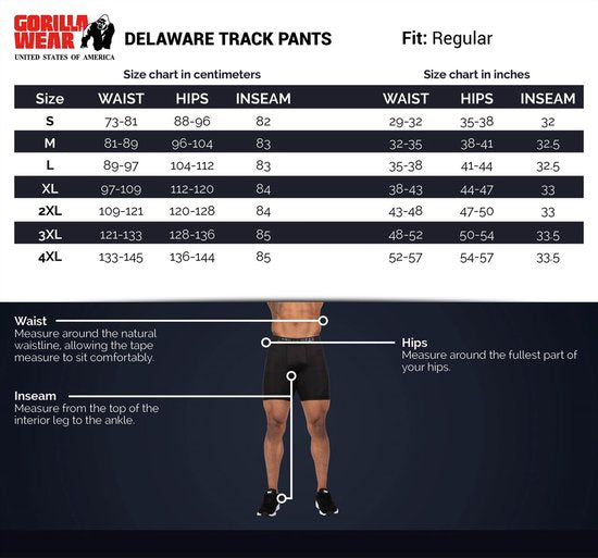 Pantalon de sport Gorilla Wear Delaware - Bleu marine - 2XL