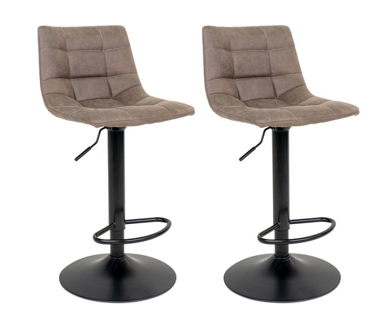 House Nordic Barstool - Lot de 2 - Max. 120 kg - 43 x 43 x 108 cm - Marron clair
