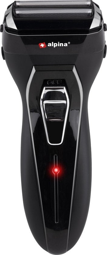 alpina Shaver with Trimmer - Rasoir - Tondeuse à barbe avec brosse de nettoyage et capuchon de protection