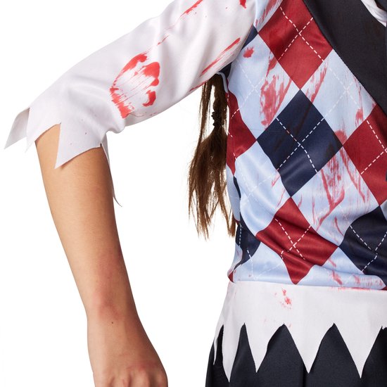 Dressforfun Creepy schoolgirl 158 (ages 12 and up) - costume halloween dress up partywear costume carnaval carnaval partywear - 302209