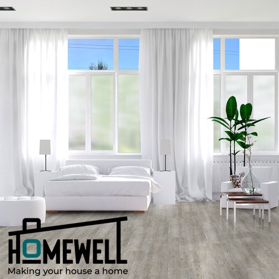 Homewell Film pour fenêtre HR++ 70x300 - Isolation et protection solaire - Anti-glace - Statique - Lamelles