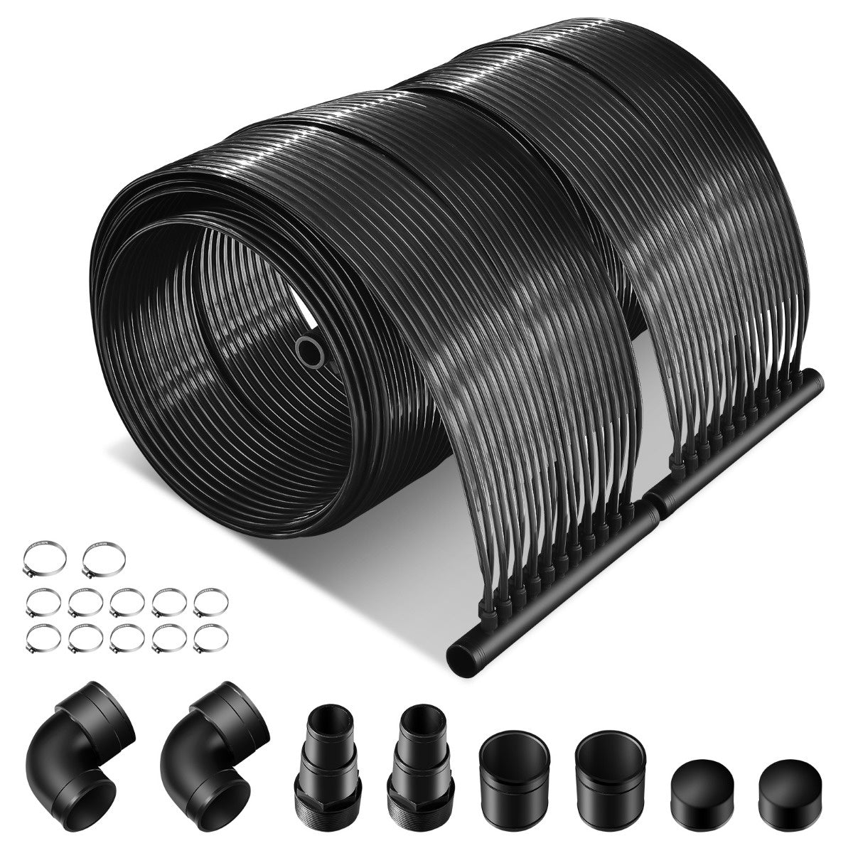 Chauffe-piscine Coast 500 x 75 cm panneaux solaires pour piscines enterrées et hors-sol de 21500 L