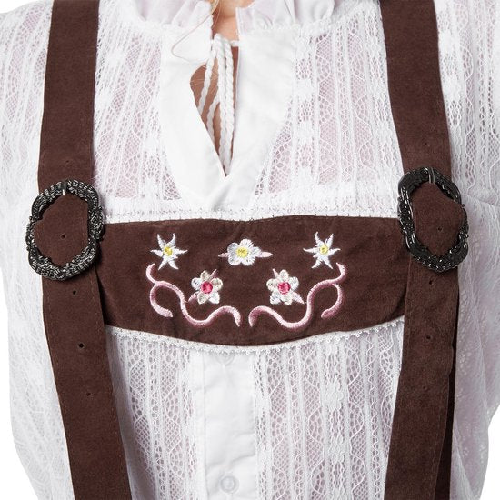 Déguisement Lederhose Alpsee M - Tectake - halloween - carnaval - marron