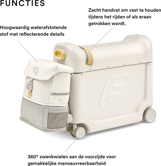JetKids™ by Stokke® Kit de voyage « Fly Me To The Moon » - Blanc/Blanc