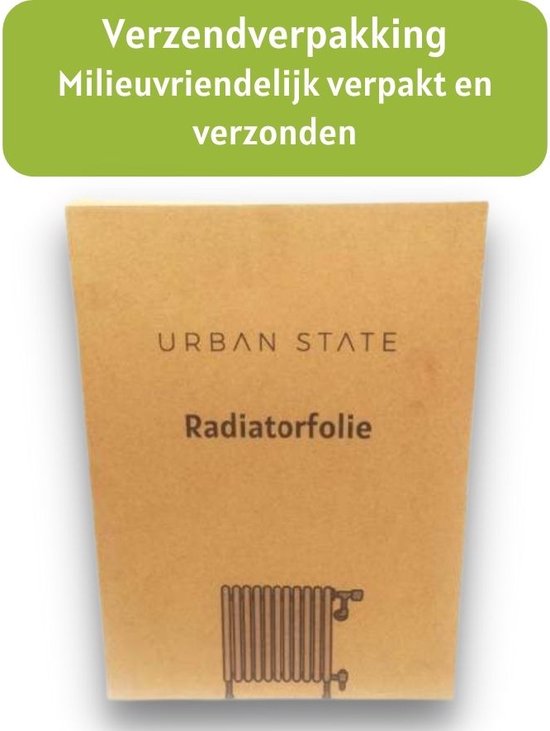 Feuille de radiateur pour le chauffage - 800cm x 60cm - feuille d'isolation pour plusieurs radiateurs - comprend 24 patins de fixation