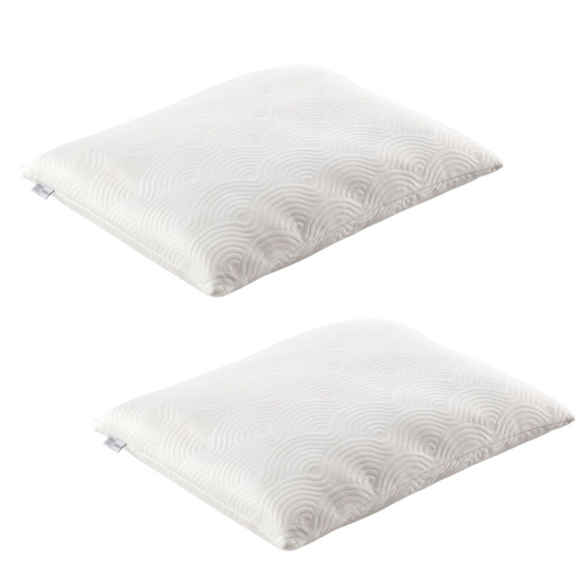 TEMPUR - Lot de 2x ONE Hug Pillow - Oreillers ergonomiques - 60 x 50 cm - Blanc