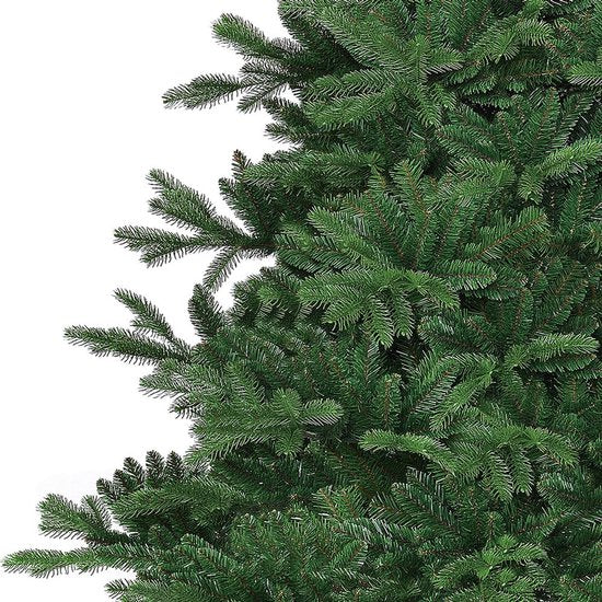 Black Box Trees Brampton : sapin de Noël en plastique avec des aiguilles en PVC et PE - Sapin artificiel à charnières avec 684 branches - Décoration de Noël d'intérieur - H 120 x Ø 91 cm - Vert