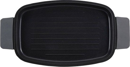 Bergner Infinity Chefs Grill Plate 42 X 22 Cm - Fonte d'aluminium - Poignées Soft-Touch