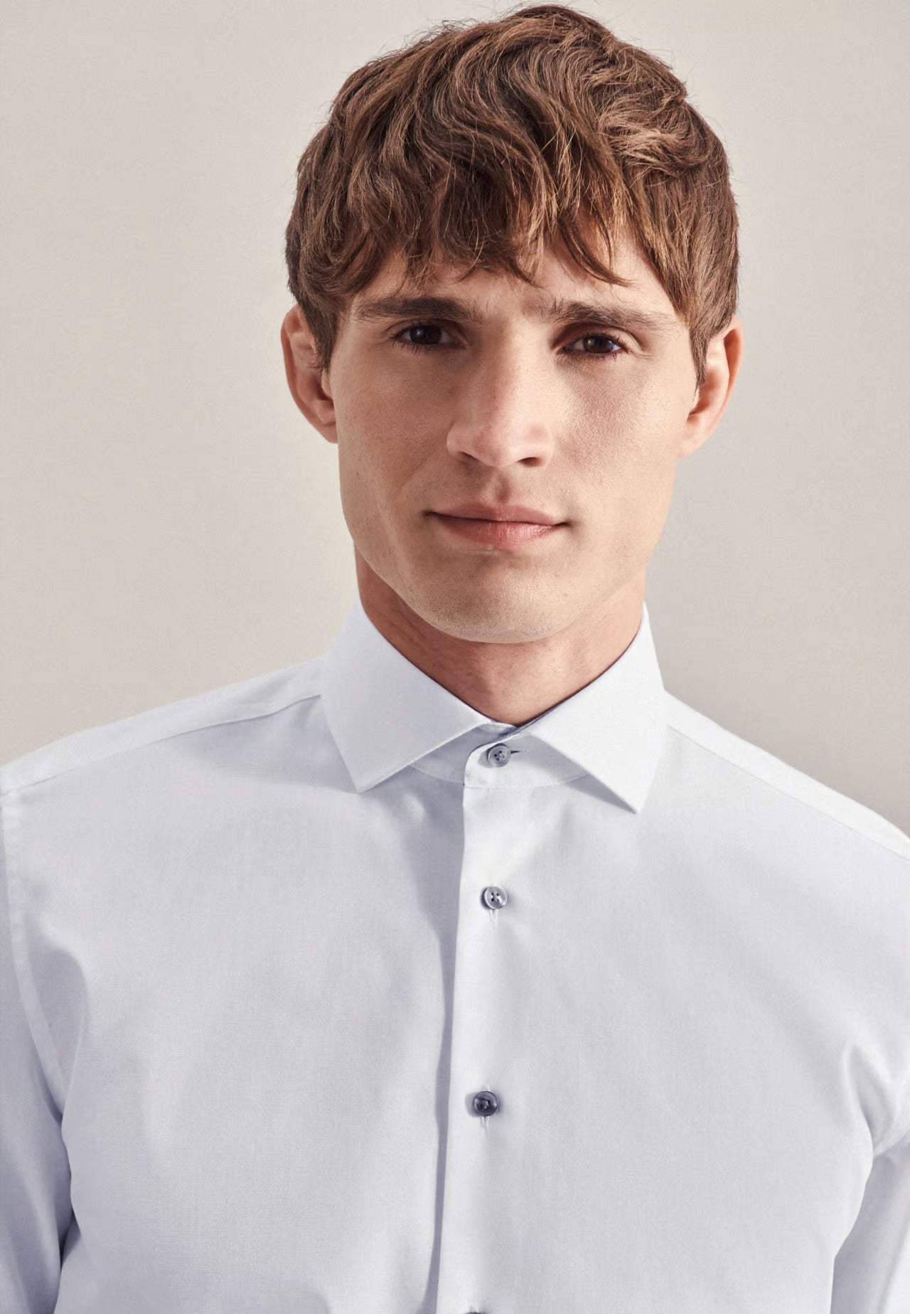 Seidensticker Chemise d'affaires - Slim - 100% coton - Blanc - Taille 41