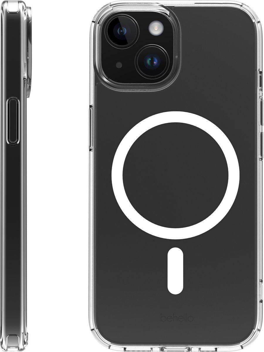 BeHello Case iPhone 15 - MagSafe - Transparent