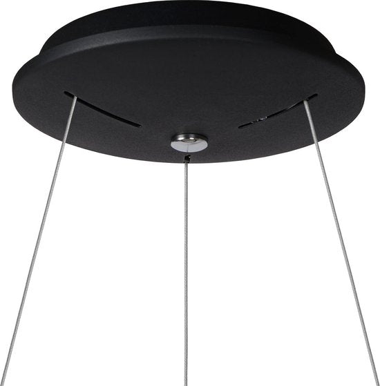 Lampe suspendue Lucide - Ø 60 cm - LED intensité variable - 1x39W 3000K - Noir