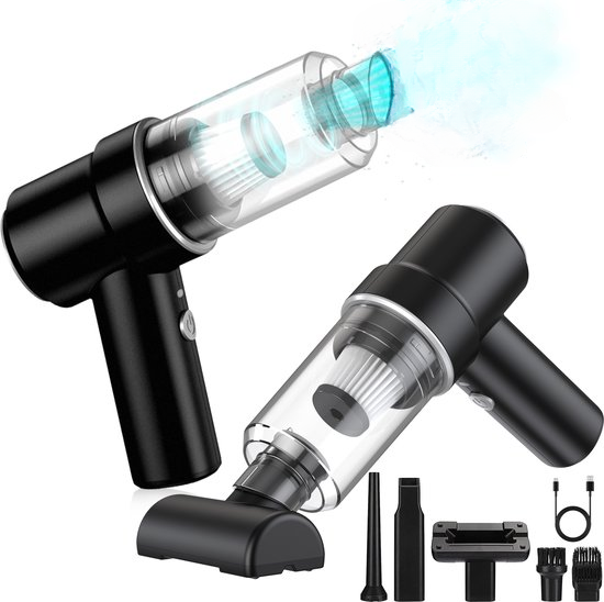 MATTI® - Aspirateur de voiture - Aspirateur à main - Mini aspirateur - Aspirateur de voiture - Fonction soufflage incluse