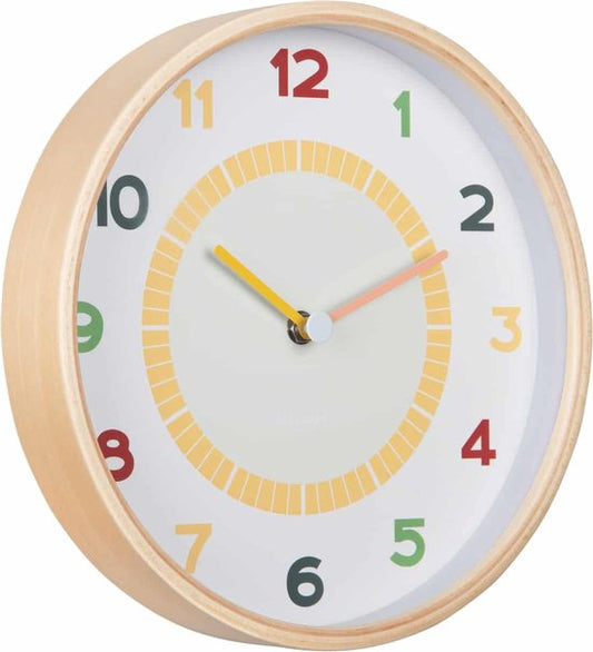 Horloge murale Karlsson Chico - Multicolore - Ø 25 cm - Horloge murale scandinave