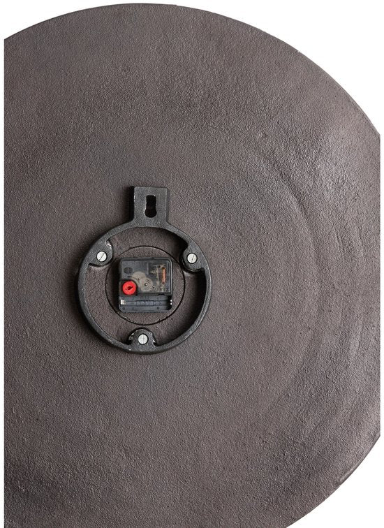 Horloge Light & Living Gwenna - Marron - Ø 58 cm - Horloge murale moderne