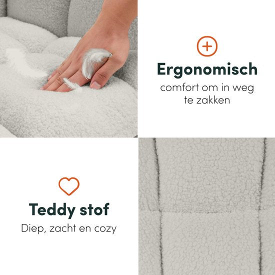 SITTT Fauteuil à bascule - Fauteuil de relaxation pour chambre de bébé - Fauteuil - Chaise d'allaitement - Gris clair