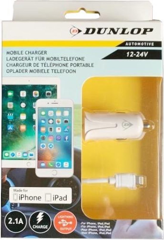 Chargeur de voiture Blanc