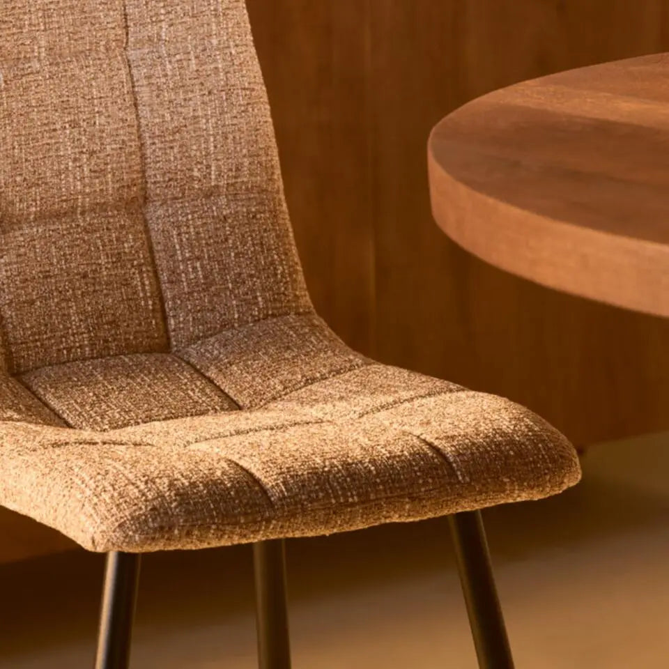 HomeMixx 2 chaises de salle à manger Yerevan – Dune (beige) – Lot de 2